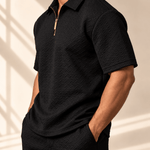 Lumière Black Half Zip Gold - VITCHI VILANI