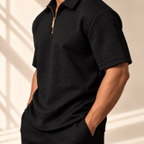Lumière Black Half Zip Gold - VITCHI VILANI