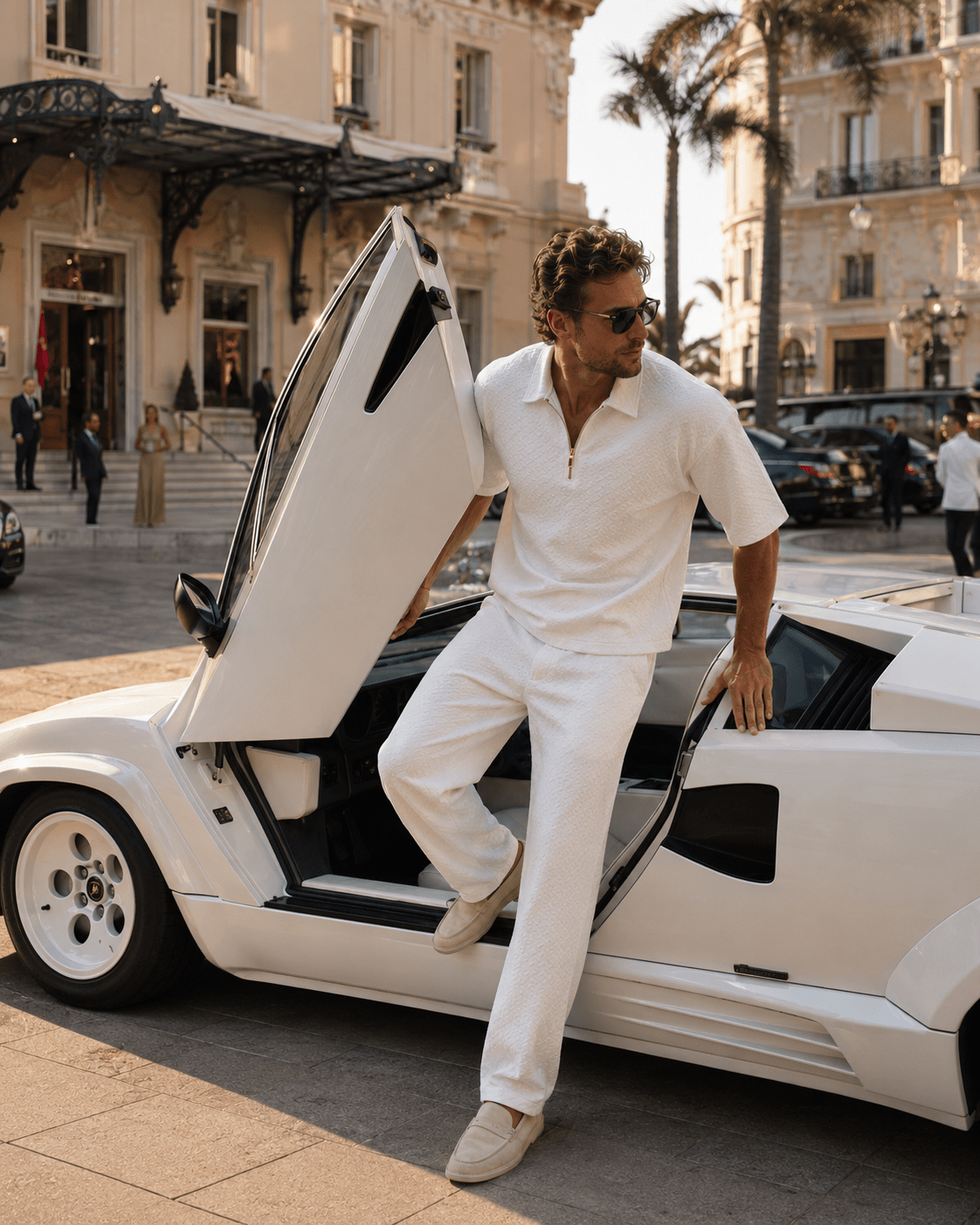 Lumière White Half Zip Gold - VITCHI VILANI