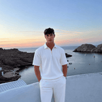 Lumière White Half Zip Gold - NORTHLINE LABEL AS