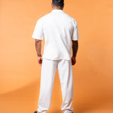 Lumière White Half Zip Gold - NORTHLINE LABEL AS
