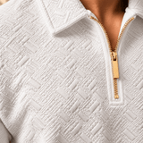 Lumière White Half Zip Gold - VITCHI VILANI