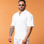 Lumière White Half Zip Gold - NORTHLINE LABEL AS