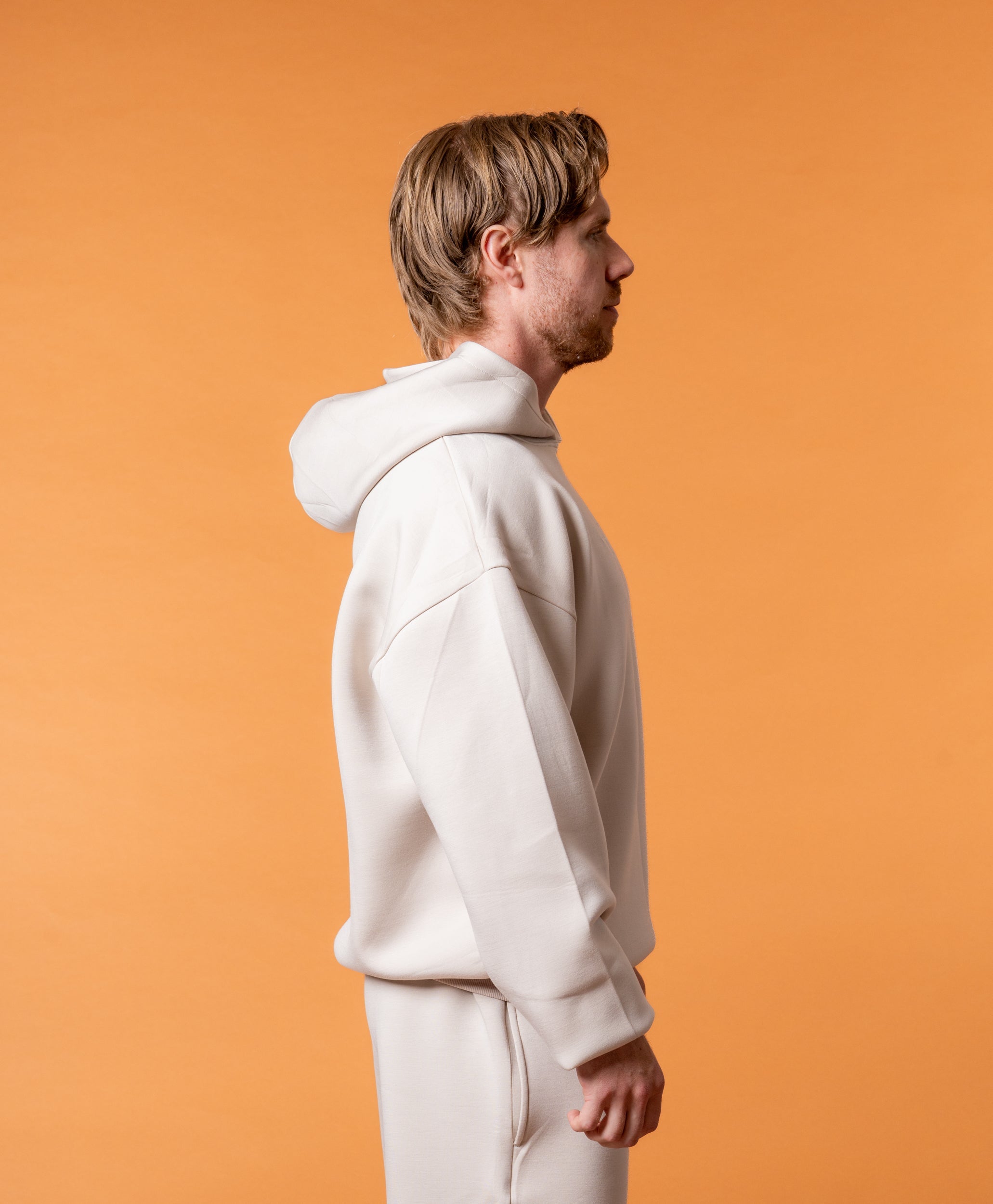 Luxe Mocha Tracksuit Hoodie Man - NORTHLINE LABEL AS