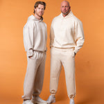 Luxe Mocha Tracksuit Hoodie Man - NORTHLINE LABEL AS