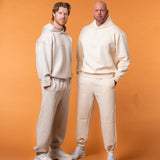 Luxe Mocha Tracksuit Hoodie Man - NORTHLINE LABEL AS