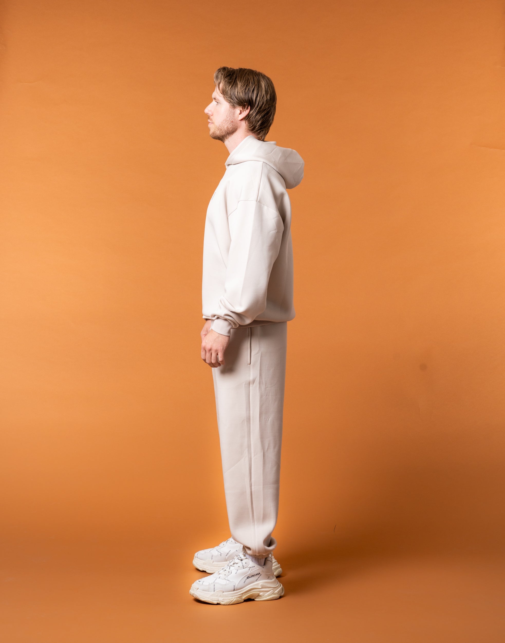 Luxe Mocha Tracksuit Hoodie Man - NORTHLINE LABEL AS