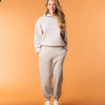 Luxe Tracksuit Hoodie Mocha - NORTHLINE LABEL AS