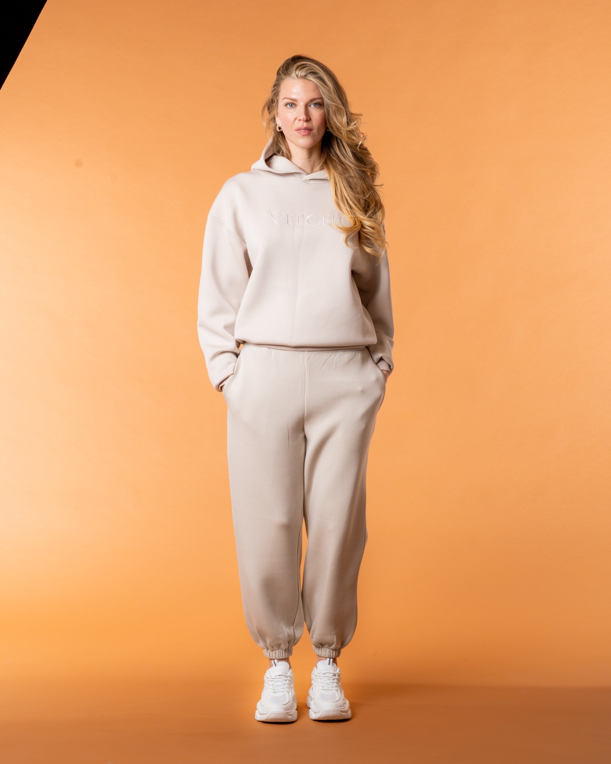 Luxe Tracksuit Hoodie Mocha - NORTHLINE LABEL AS