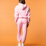 Luxe Tracksuit Hoodie Oversized Baby Pink - NORTHLINE LABEL AS