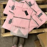 Luxe Tracksuit Hoodie Oversized Baby Pink - NORTHLINE LABEL AS