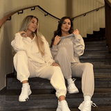 Luxe Tracksuit Hoodie Oversized Mocha - NORTHLINE LABEL AS