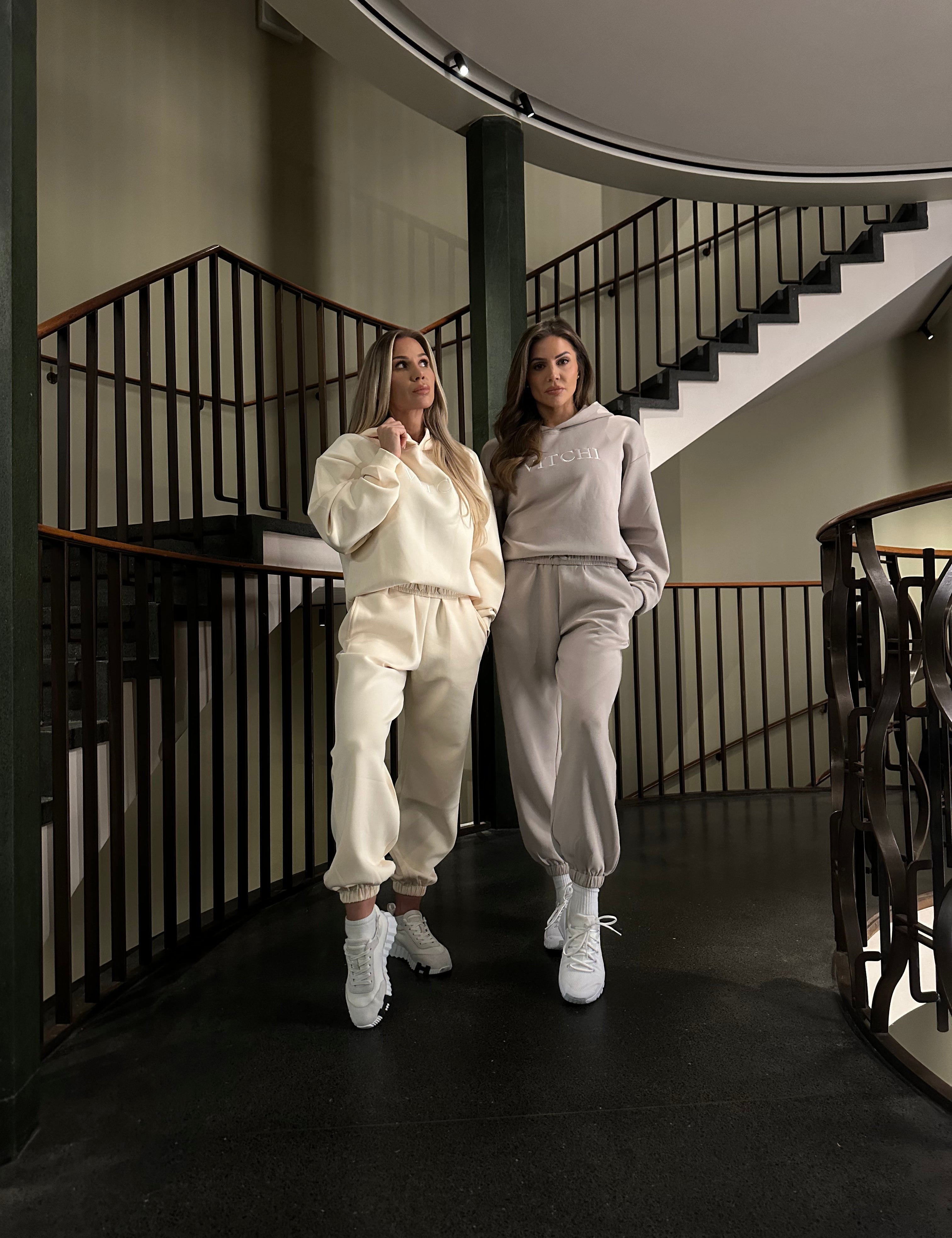 Luxe Tracksuit Hoodie Oversized Mocha - NORTHLINE LABEL AS