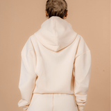 Luxe Tracksuit Hoodie Oversized Vanilla - NORTHLINE LABEL AS