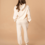Luxe Tracksuit Hoodie Oversized Vanilla - NORTHLINE LABEL AS