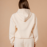 Luxe Tracksuit Hoodie Oversized Vanilla - NORTHLINE LABEL AS