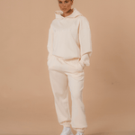 Luxe Tracksuit Hoodie Oversized Vanilla - NORTHLINE LABEL AS