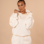 Luxe Tracksuit Hoodie Oversized Vanilla - NORTHLINE LABEL AS