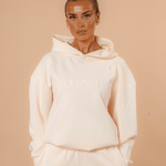 Luxe Tracksuit Hoodie Oversized Vanilla - NORTHLINE LABEL AS