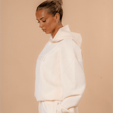 Luxe Tracksuit Hoodie Oversized Vanilla - NORTHLINE LABEL AS