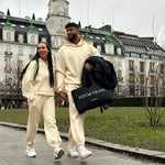 Luxe Tracksuit Hoodie Oversized Vanilla (Man) - NORTHLINE LABEL AS