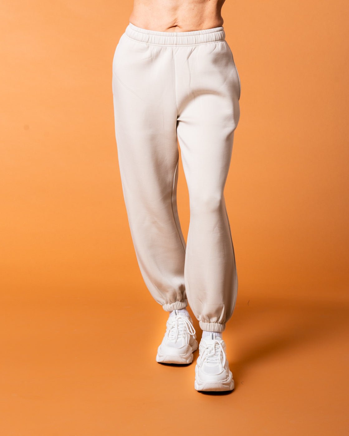 Luxe Tracksuit Pants Oversized Mocha - NORTHLINE LABEL AS