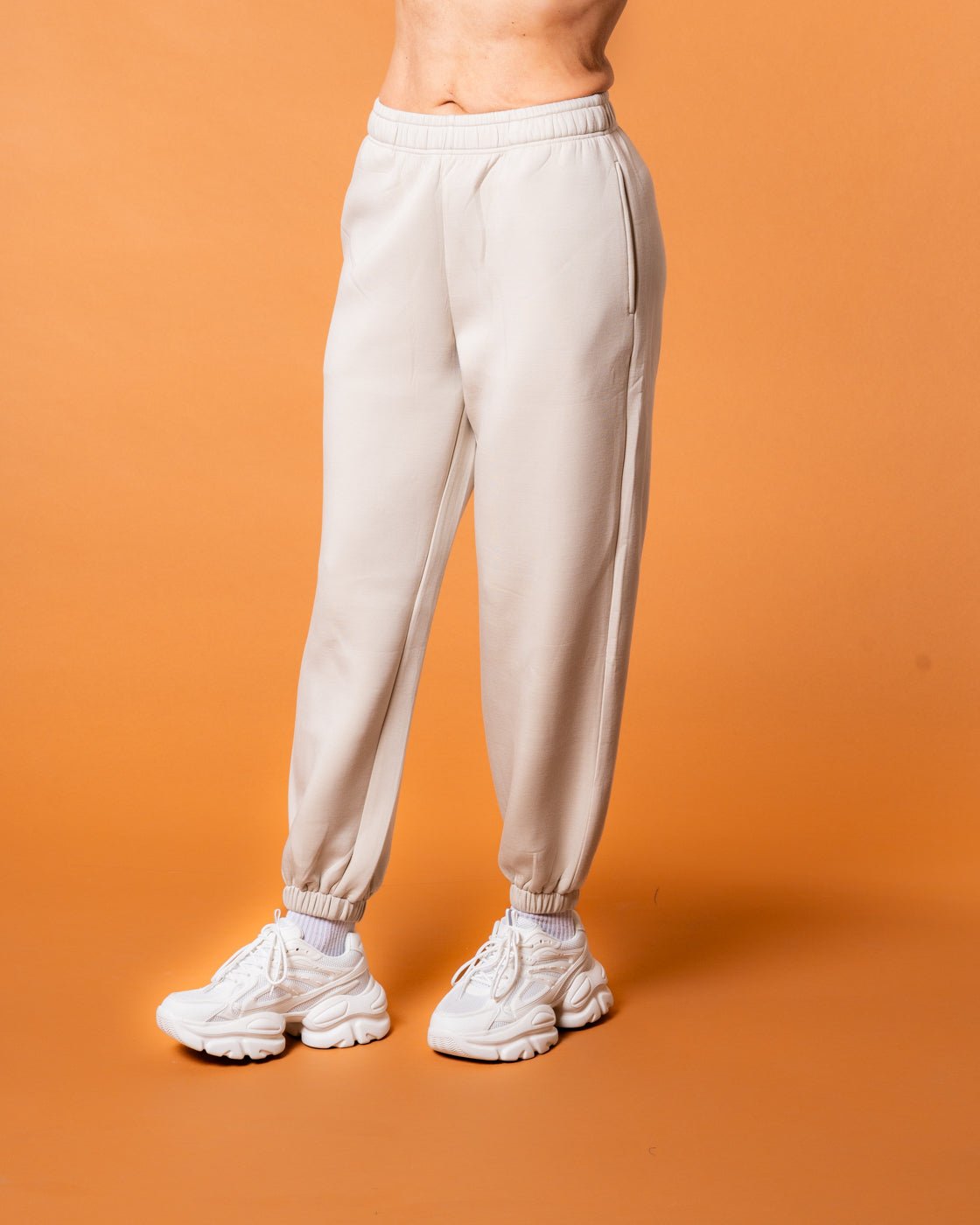 Luxe Tracksuit Pants Oversized Mocha - NORTHLINE LABEL AS