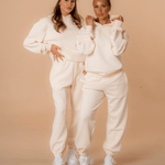 Luxe tracksuit pants oversized vanilla - NORTHLINE LABEL AS