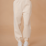 Luxe tracksuit pants oversized vanilla - NORTHLINE LABEL AS