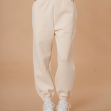 Luxe tracksuit pants oversized vanilla - NORTHLINE LABEL AS