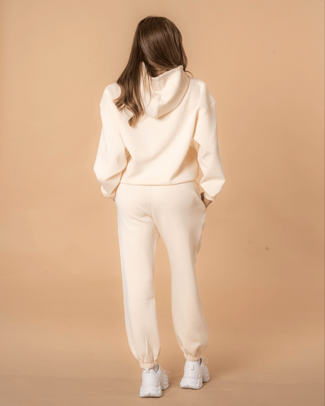 Luxe tracksuit pants oversized vanilla - NORTHLINE LABEL AS