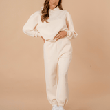 Luxe tracksuit pants oversized vanilla - NORTHLINE LABEL AS