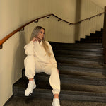 Luxe tracksuit pants oversized vanilla - NORTHLINE LABEL AS