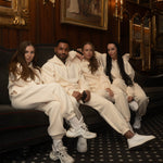Luxe Tracksuit Pants Oversized Vanilla (Man) - NORTHLINE LABEL AS