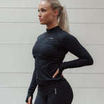 Luxury long sleeve top black - NORTHLINE LABEL AS