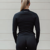 Luxury long sleeve top black - NORTHLINE LABEL AS