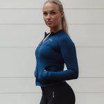 Luxury long sleeve top blue - NORTHLINE LABEL AS