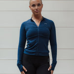 Luxury long sleeve top blue - NORTHLINE LABEL AS