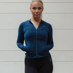 Luxury long sleeve top blue - NORTHLINE LABEL AS