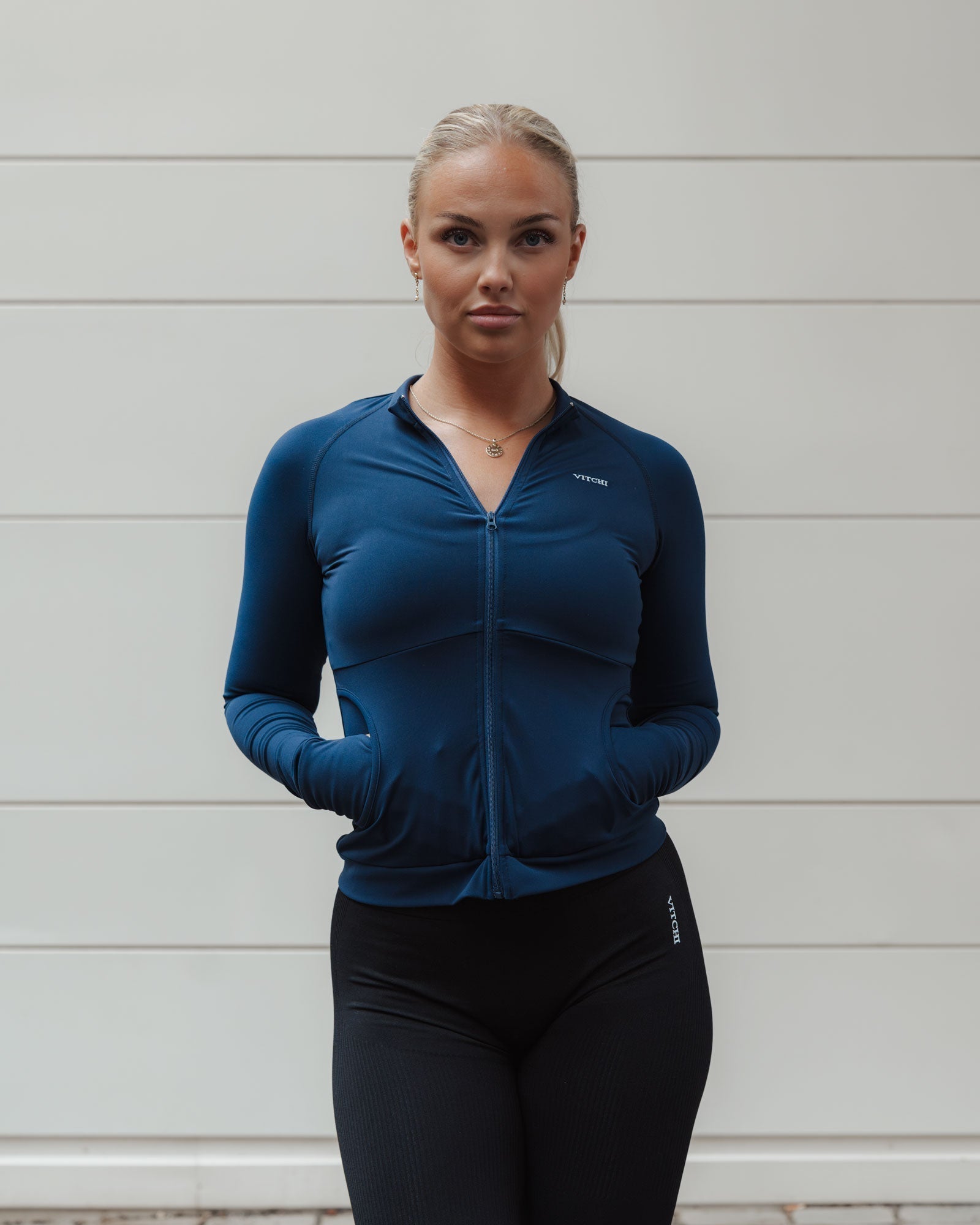 Luxury long sleeve top blue - NORTHLINE LABEL AS