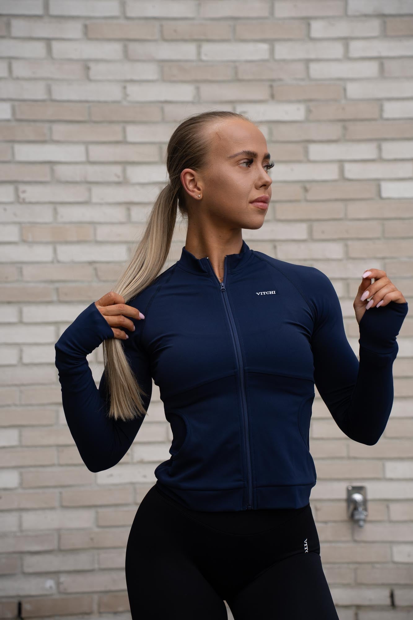 Luxury long sleeve top blue - NORTHLINE LABEL AS