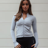 Luxury long sleeve top silver - NORTHLINE LABEL AS