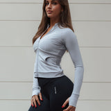 Luxury long sleeve top silver - NORTHLINE LABEL AS