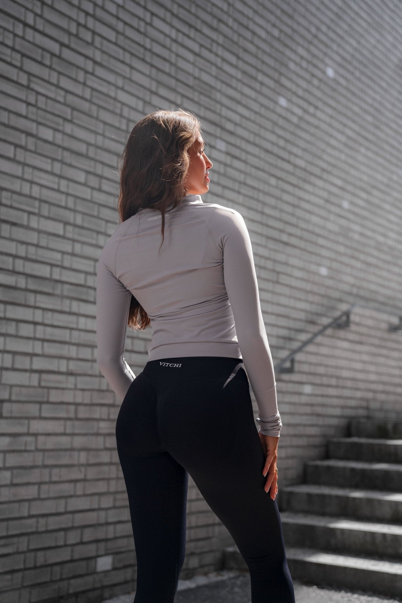 Luxury long sleeve top silver - NORTHLINE LABEL AS