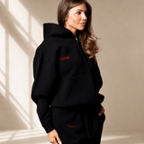 Noir Tracksuit Hoodie - VITCHI VILANI
