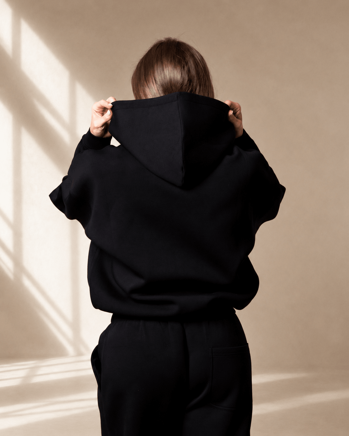 Noir Tracksuit Hoodie - VITCHI VILANI