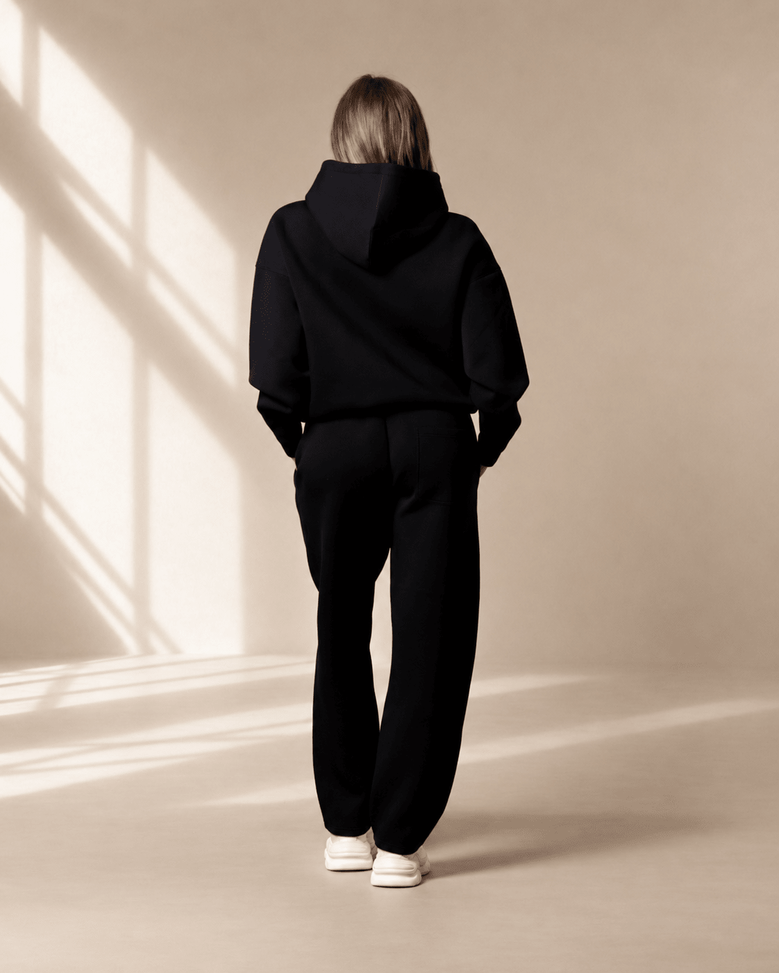 Noir Tracksuit Hoodie - VITCHI VILANI