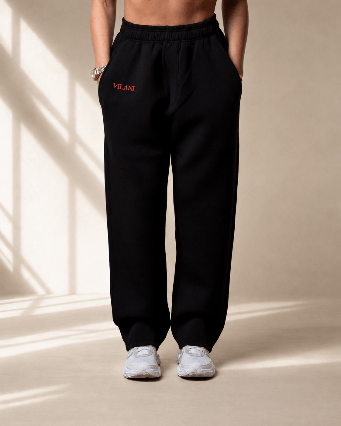 Noir Tracksuit Pants - VITCHI VILANI
