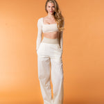 Off Duty Pants Cream - NORTHLINE LABEL AS