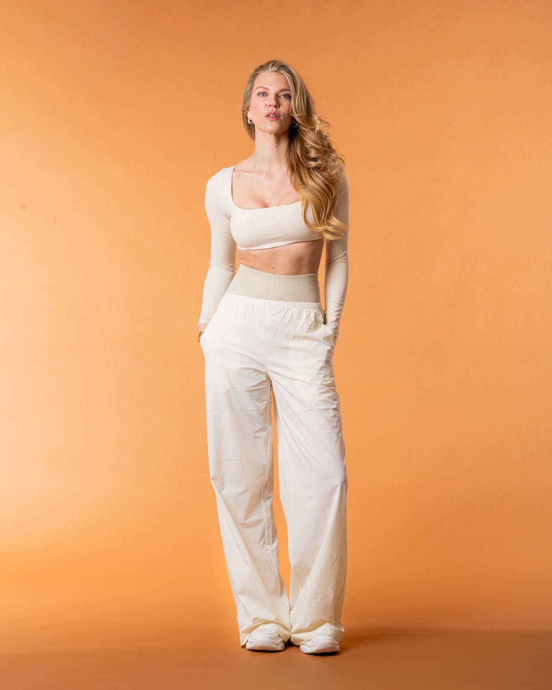 Off Duty Pants Cream - NORTHLINE LABEL AS